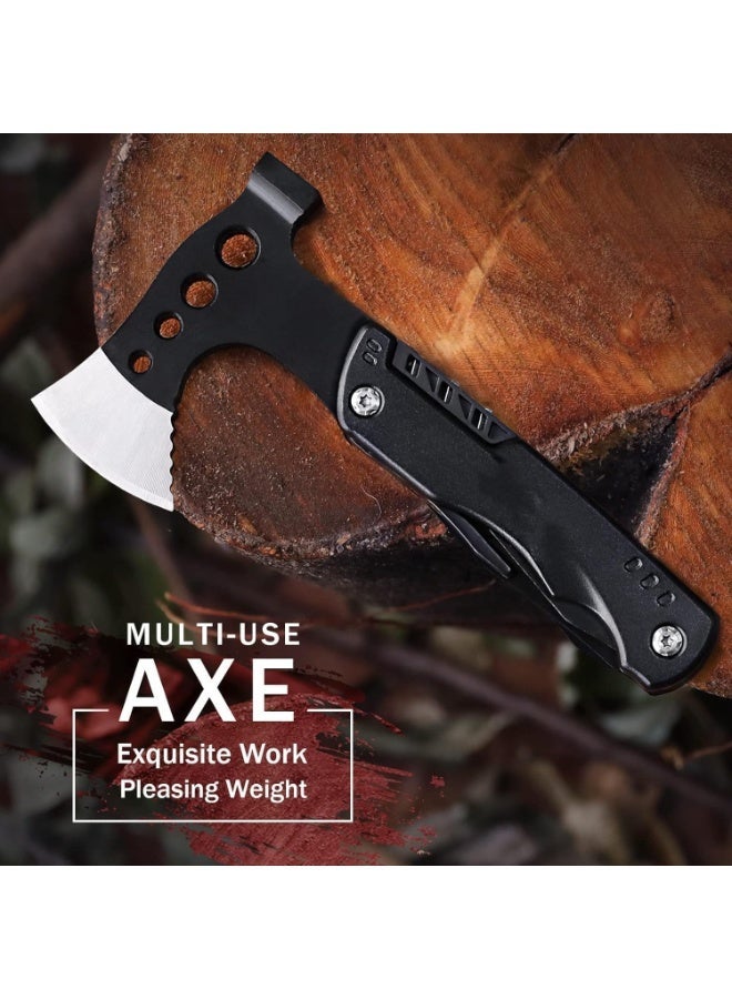 فأس ومطرقة وأداة متعددة الاستخدامات للتخييم والصيد، فكرة هدية مميزة للصيادين والأجداد. - Image 3